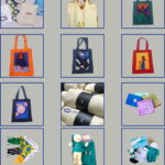 Conjunto de brindes personalizados para ações promocionais