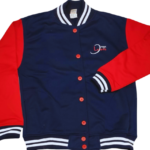 Casaco estilo colegial bicolor para uniforme de meia estação