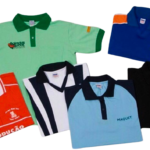 Camisas polo em diversas cores confeccionadas em malha 100% algodão
