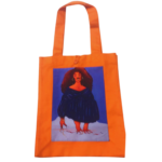 Sacola personalizada com arte de estilo contemporâneo